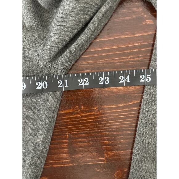 VTG Peck & Peck Cardigan Sweater XL Grey Beaded Floral Coquette Fairy Goth - Picture 8 of 11